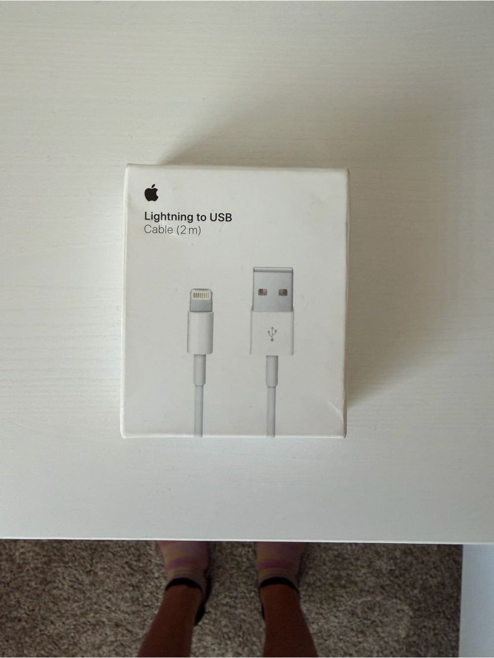 apple lightning to USB cable 2m